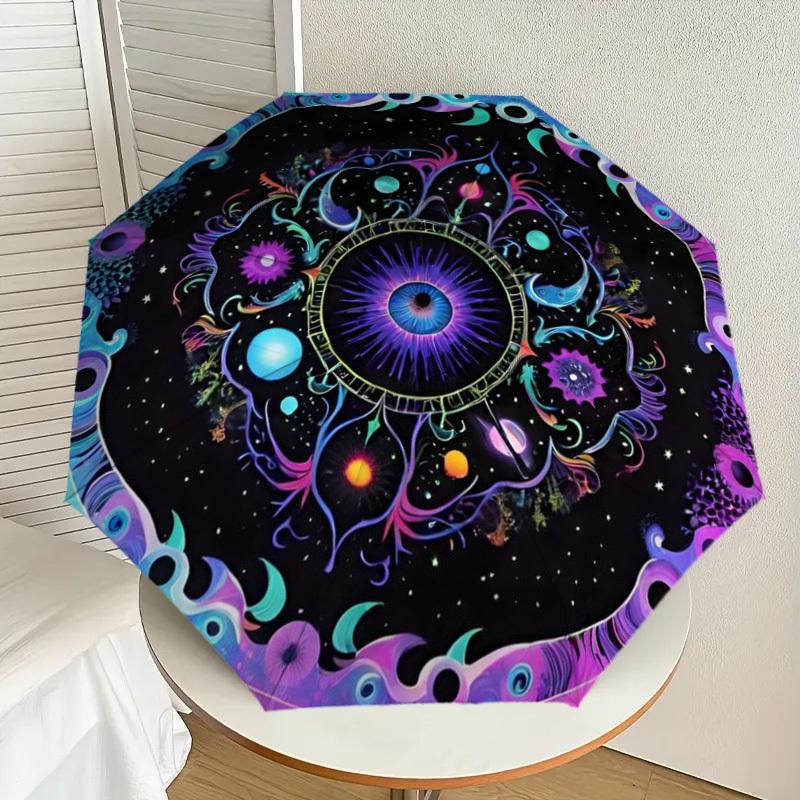 1pc Psychedelic Mandala Art Automatic Folding Umbrella - Compact 8-Rib Design,Perfect Gift for Friends & Family yy250926020
1pc Psychedelic Mandala Art Automatic Folding Umbrella - Compact 8-Rib Design,Perfect Gift for Friends & Family yy250926020