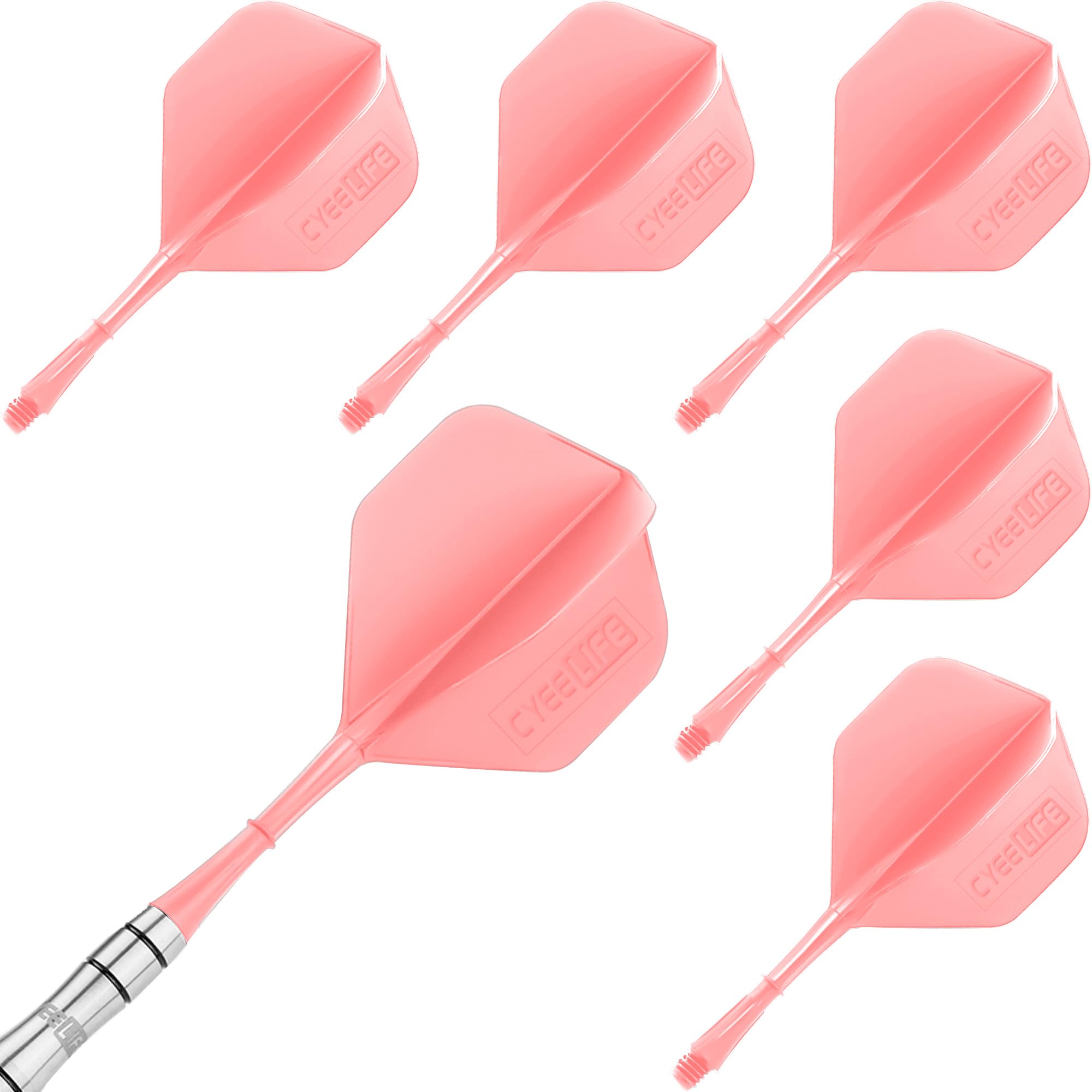 CyeeLife 6 Pack Integrated Dart Flight and One Piece Accessory Shaft, 2BA&CF01 розовый
CyeeLife 6 Pack Integrated Dart Flight and One Piece Accessory Shaft, 2BA&CF01 розовый