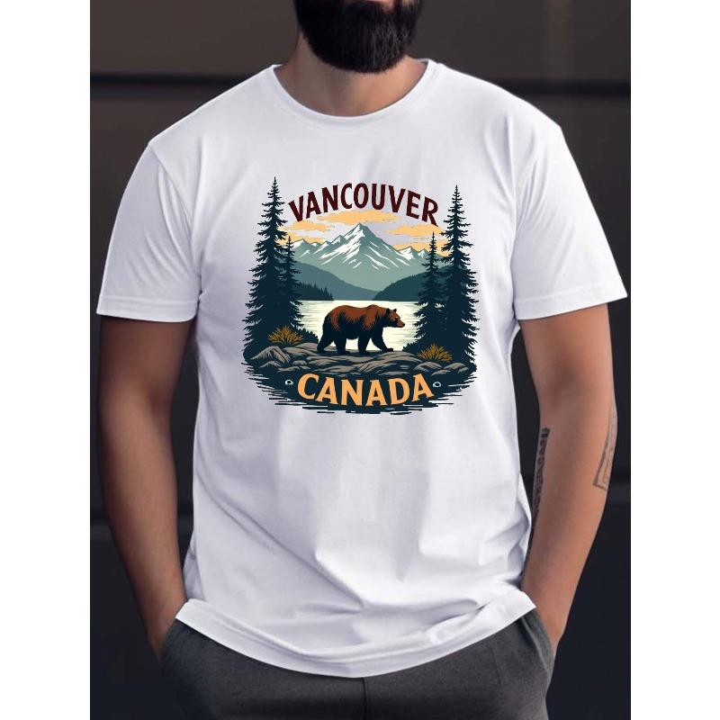 European sizes Vancouver Canada Outdoor Scene Men s Casual Grew Neck Short Sleeve T-Shirt for Summer 2XL белый
European sizes Vancouver Canada Outdoor Scene Men s Casual Grew Neck Short Sleeve T-Shirt for Summer 2XL белый