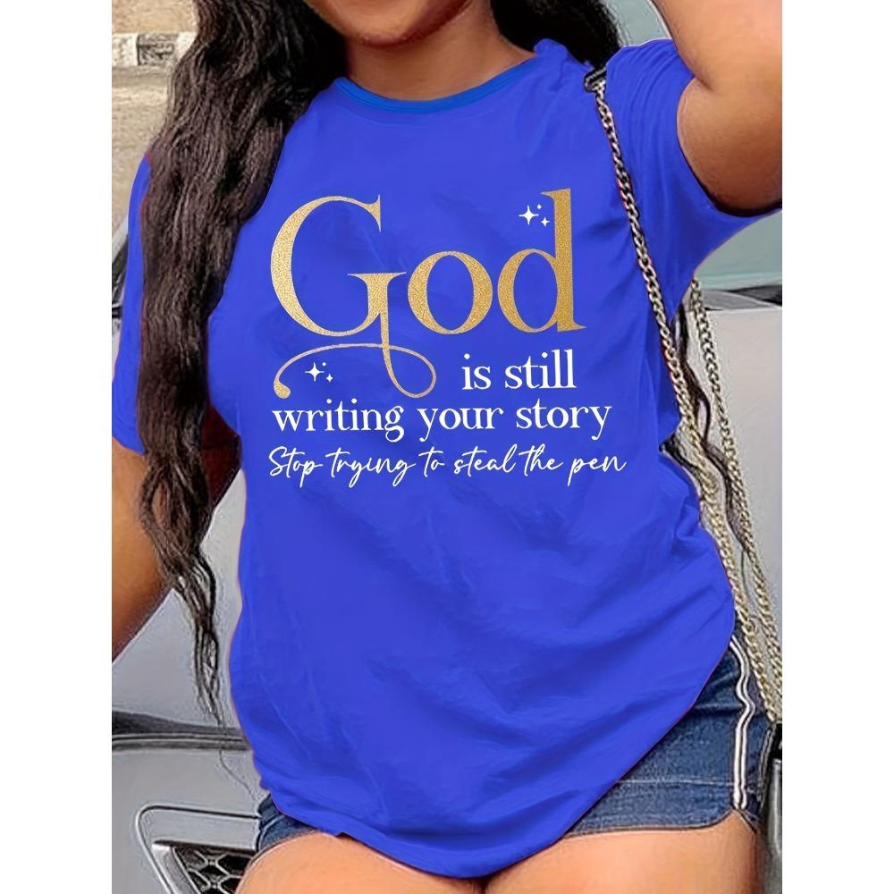 God Is Still Writing Your Story Women s Tee - Faith Graphic, Casual Yellow Top S
God Is Still Writing Your Story Women s Tee - Faith Graphic, Casual Yellow Top S