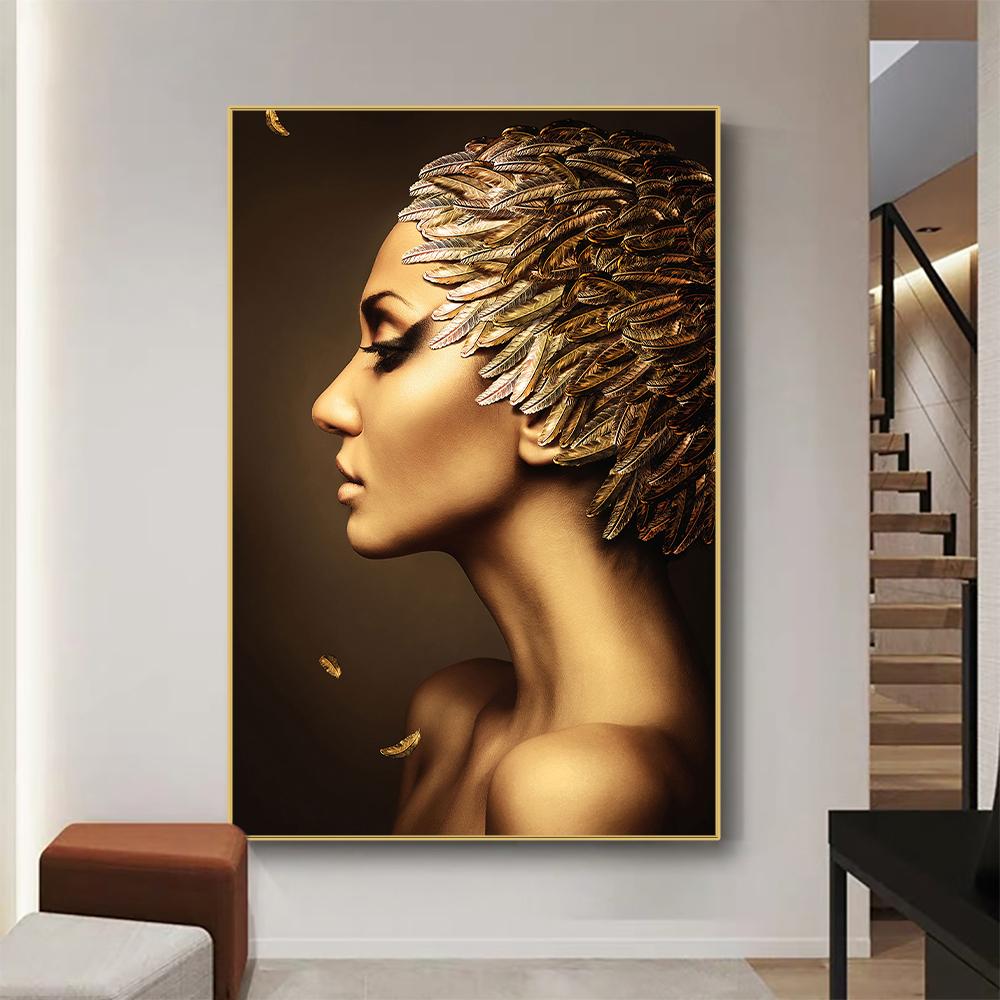 Современные сексуальные обнаженные женские постеры с принтами, абстрактные золотые перья для девочек, настенная живопись на холсте для гостиной, домашний декор
Современные сексуальные обнаженные женские постеры с принтами, абстрактные золотые перья для девочек, настенная живопись на холсте для гостиной, домашний декор