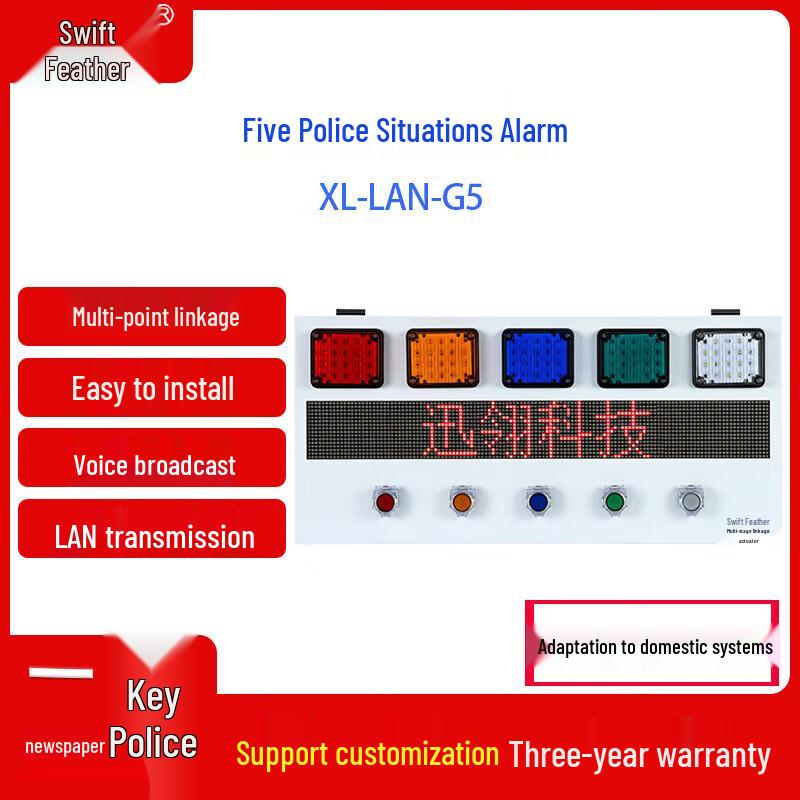 Xunling Multi-Level LAN Sound & Light Alarm System
Xunling Multi-Level LAN Sound & Light Alarm System