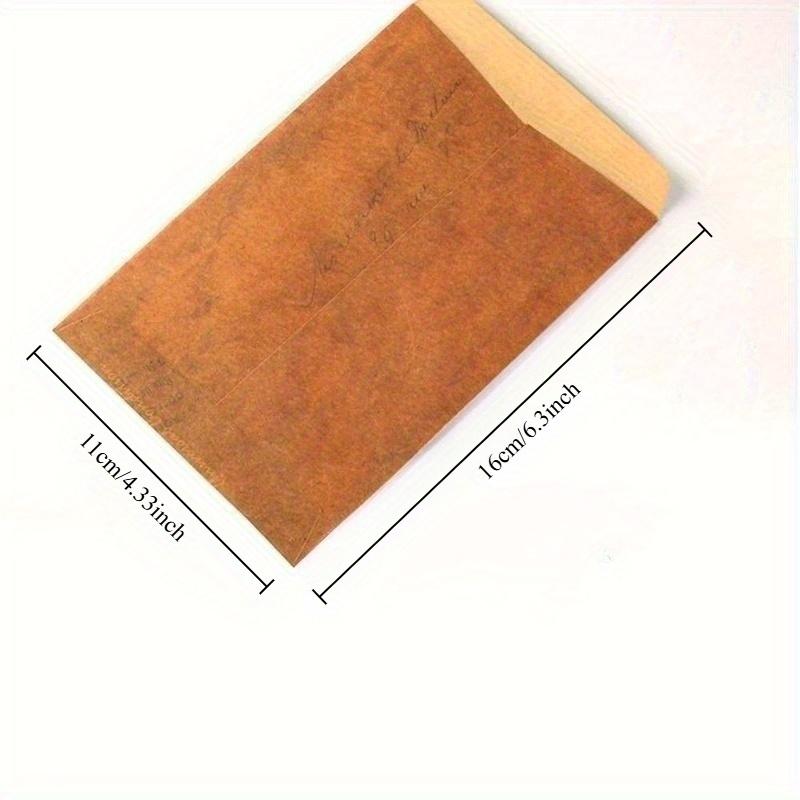 20 шт./лот 16x11 см старинный винтажный бумажный конверт коричневый крафт упаковка для ретро открытки пригласительной карточки маленького подарка письма
20 шт./лот 16x11 см старинный винтажный бумажный конверт коричневый крафт упаковка для ретро открытки пригласительной карточки маленького подарка письма