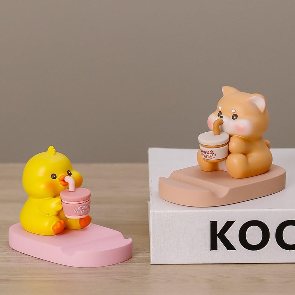 Bear Mobile Phone Stand Duck Cell Phone Bracket Creative Phone Holder Desktop Ornaments dog
Bear Mobile Phone Stand Duck Cell Phone Bracket Creative Phone Holder Desktop Ornaments dog