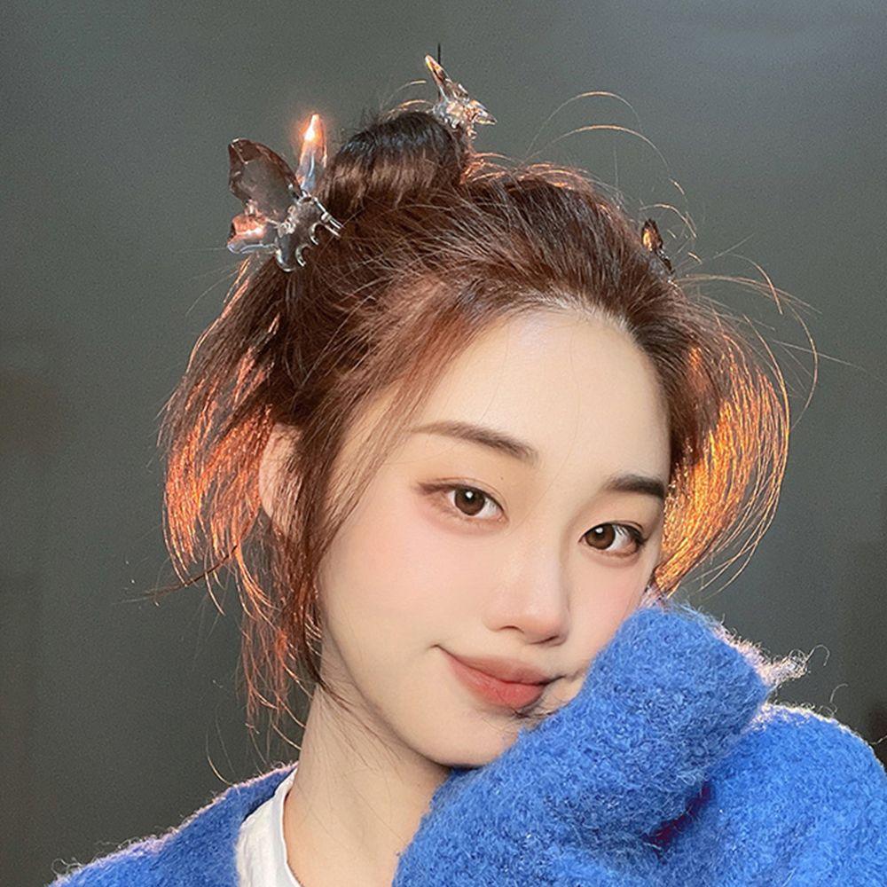 High Ponytail Clip Korean Hair Clips Women Hairpins Female Barrette Butterfly Hair Claws green-Small-#4
High Ponytail Clip Korean Hair Clips Women Hairpins Female Barrette Butterfly Hair Claws green-Small-#4