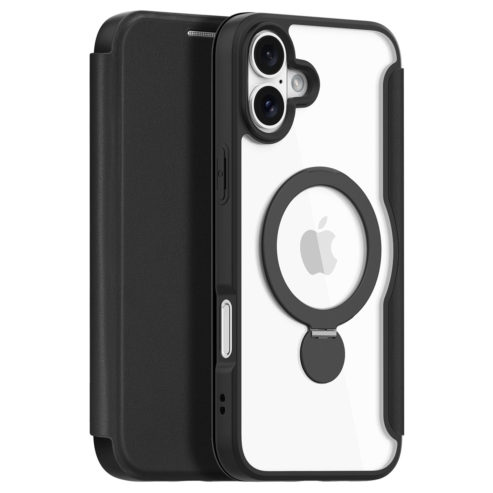 DUX DUCIS Skin X Pro Series for iPhone 16 Magnetic Case Rotary Kickstand Card Slot Leather Phone Cover Black
DUX DUCIS Skin X Pro Series for iPhone 16 Magnetic Case Rotary Kickstand Card Slot Leather Phone Cover Black