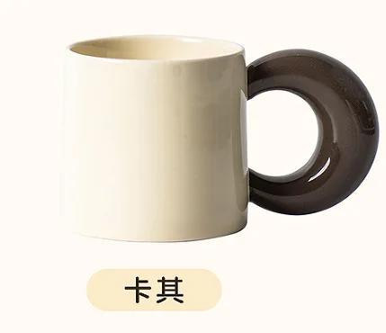 Contrasting Ceramic Mugs Personality Couple Coffee Mug Water Cup Breakfast Cups Milk Cup Milk Tea Cup Tea Mug Juice Glasses 201-300ml хакі
Contrasting Ceramic Mugs Personality Couple Coffee Mug Water Cup Breakfast Cups Milk Cup Milk Tea Cup Tea Mug Juice Glasses 201-300ml хакі