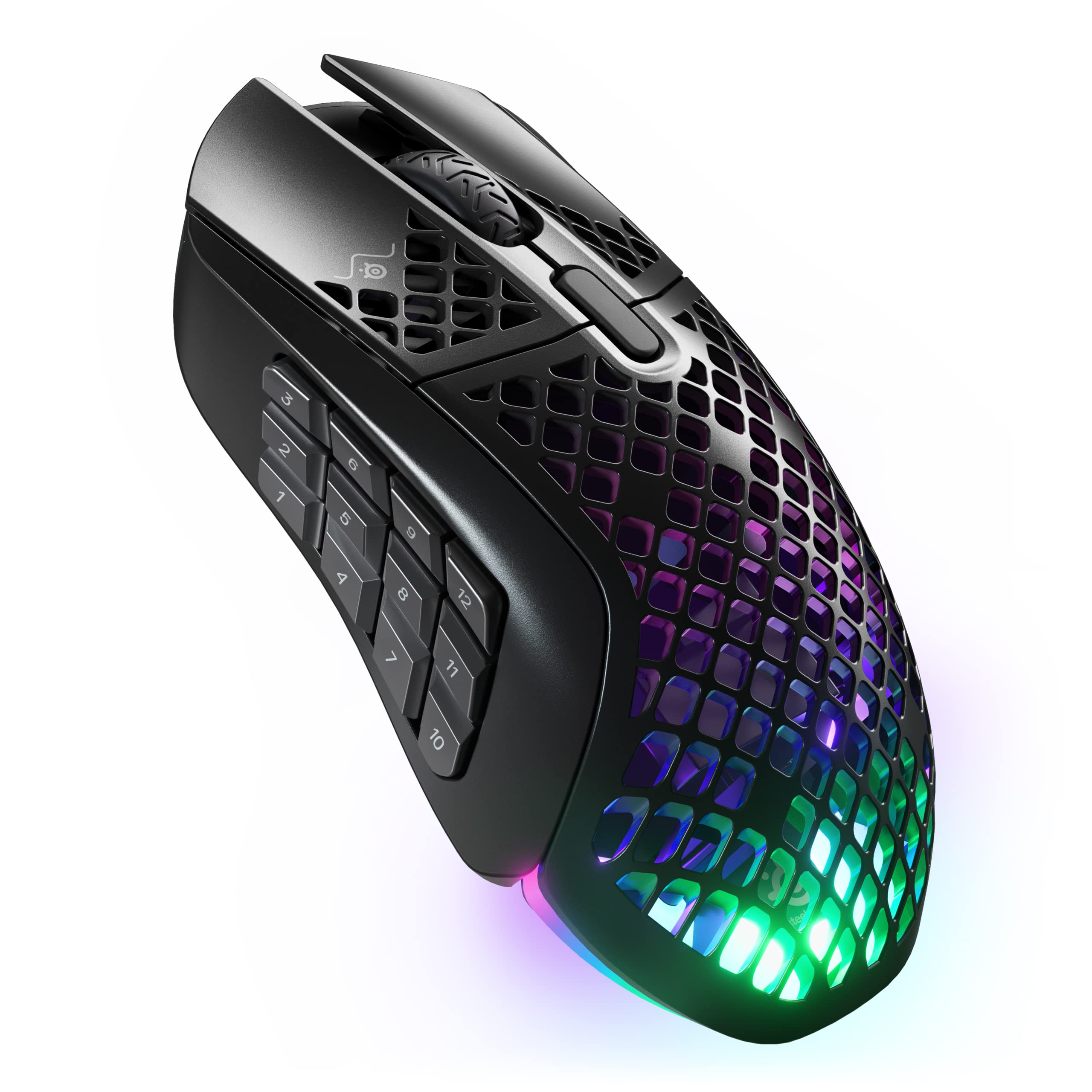 SteelSeries Gaming Mouse Wireless Aerox 9 Wireless Ultra Lightweight 18 Buttons Швидкий відгук Захист від бризок і пилу IP54 Стандартна швидка зарядка чорний
SteelSeries Gaming Mouse Wireless Aerox 9 Wireless Ultra Lightweight 18 Buttons Швидкий відгук Захист від бризок і пилу IP54 Стандартна швидка зарядка чорний