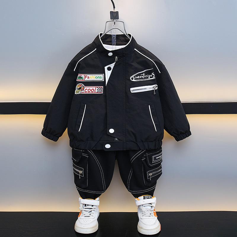 2025 Boys Spring/Autumn Fashionable Streetwear Motorcycle Baseball Jacket 100cm чёрный
2025 Boys Spring/Autumn Fashionable Streetwear Motorcycle Baseball Jacket 100cm чёрный