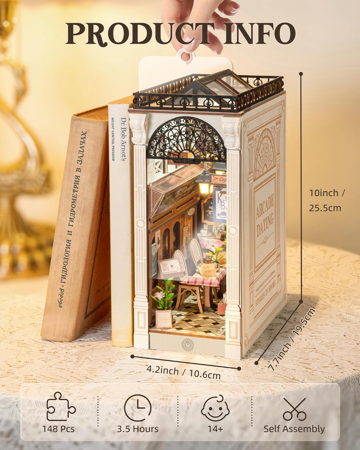 Robotime Игровой Книжный уголок Книга для свиданий с пылезащитной крышкой DIY Миниатюрный кукольный домик 3D Деревянная головоломка Закладка для книг Декор книжной полки Подарок
Robotime Игровой Книжный уголок Книга для свиданий с пылезащитной крышкой DIY Миниатюрный кукольный домик 3D Деревянная головоломка Закладка для книг Декор книжной полки Подарок