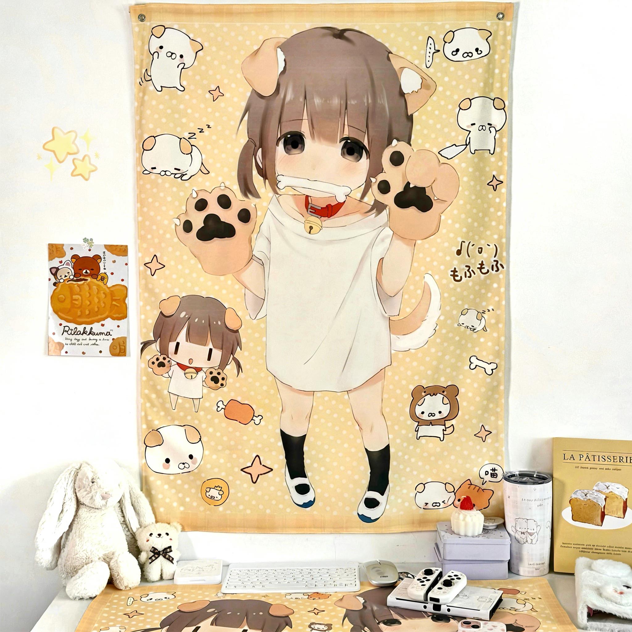 Original Design Japanese Cute Butter Puppy Maid Decor Tapestry Aesthetic Wall Hanging For Bedroom Wall Decor Background Cloth 74x94cm(29x37in)
Original Design Japanese Cute Butter Puppy Maid Decor Tapestry Aesthetic Wall Hanging For Bedroom Wall Decor Background Cloth 74x94cm(29x37in)
