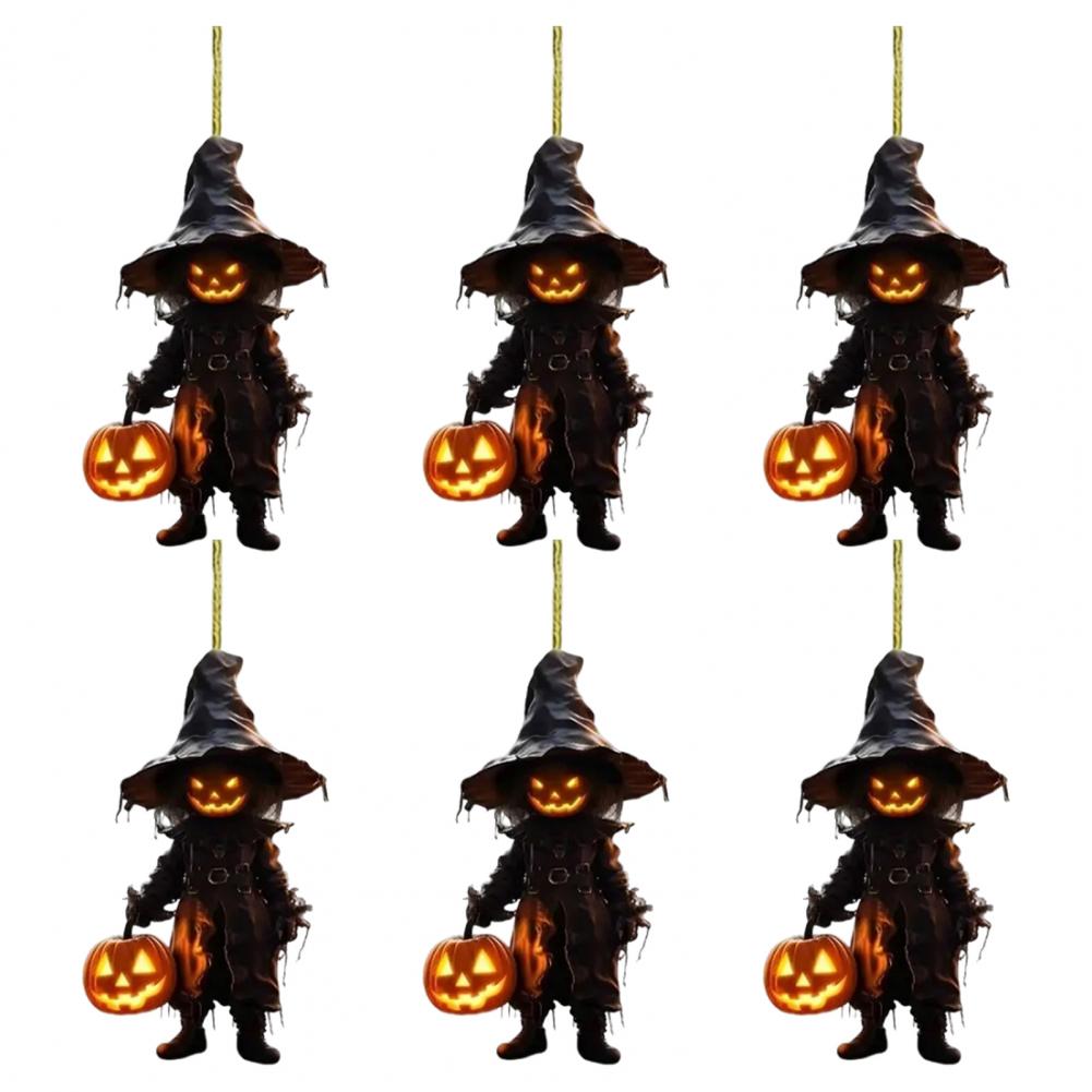 Набор из 6 акриловых подвесных украшений для зеркала заднего вида на Хэллоуин с шнурком для использования в помещении и на улице, жуткая машина для праздника
Набор из 6 акриловых подвесных украшений для зеркала заднего вида на Хэллоуин с шнурком для использования в помещении и на улице, жуткая машина для праздника