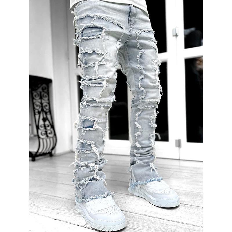 Men s Stretch Patchwork Straight Leg Pants L светло-синий
Men s Stretch Patchwork Straight Leg Pants L светло-синий