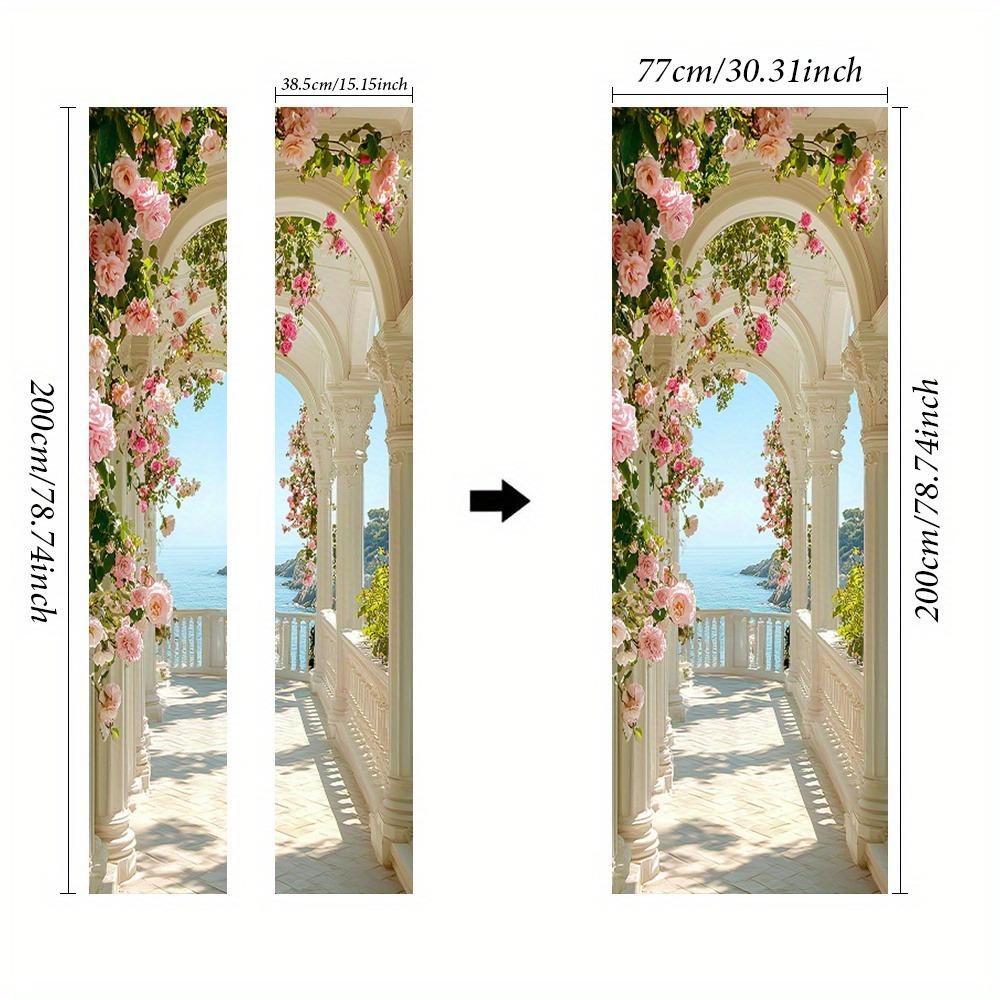 Современный стиль белая арка морской пейзаж наклейка на дверь с розовыми украшениями, подходит для использования в спальне; современная абстрактная наклейка 77*200cm
Современный стиль белая арка морской пейзаж наклейка на дверь с розовыми украшениями, подходит для использования в спальне; современная абстрактная наклейка 77*200cm