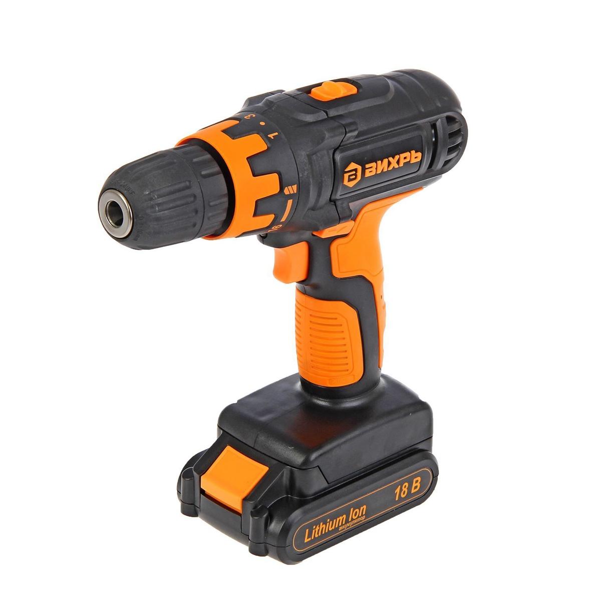 Аккумуляторная дрель-шуруповерт Vortex Da-18l-2k
Аккумуляторная дрель-шуруповерт Vortex Da-18l-2k