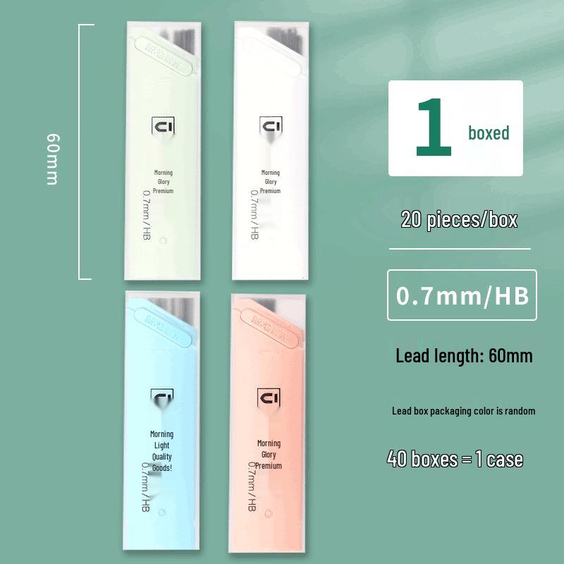 M&G Unbreakable HB Pencil Lead: 0.5mm & 0.7mm, Ideal for Primary Students
M&G Unbreakable HB Pencil Lead: 0.5mm & 0.7mm, Ideal for Primary Students