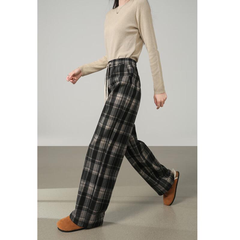 TonLion Women s Plaid Fleece-Lined Casual Trousers XL
TonLion Women s Plaid Fleece-Lined Casual Trousers XL