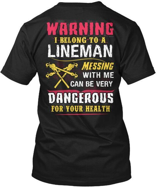 Cute Linemans Lady T-Shirt Made in the USA Size S to 5XL S
Cute Linemans Lady T-Shirt Made in the USA Size S to 5XL S