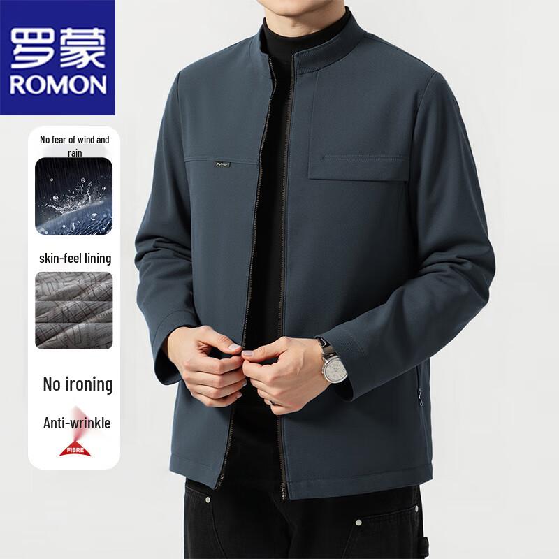 ROMON Men s Casual Stand-Collar Jacket M
ROMON Men s Casual Stand-Collar Jacket M