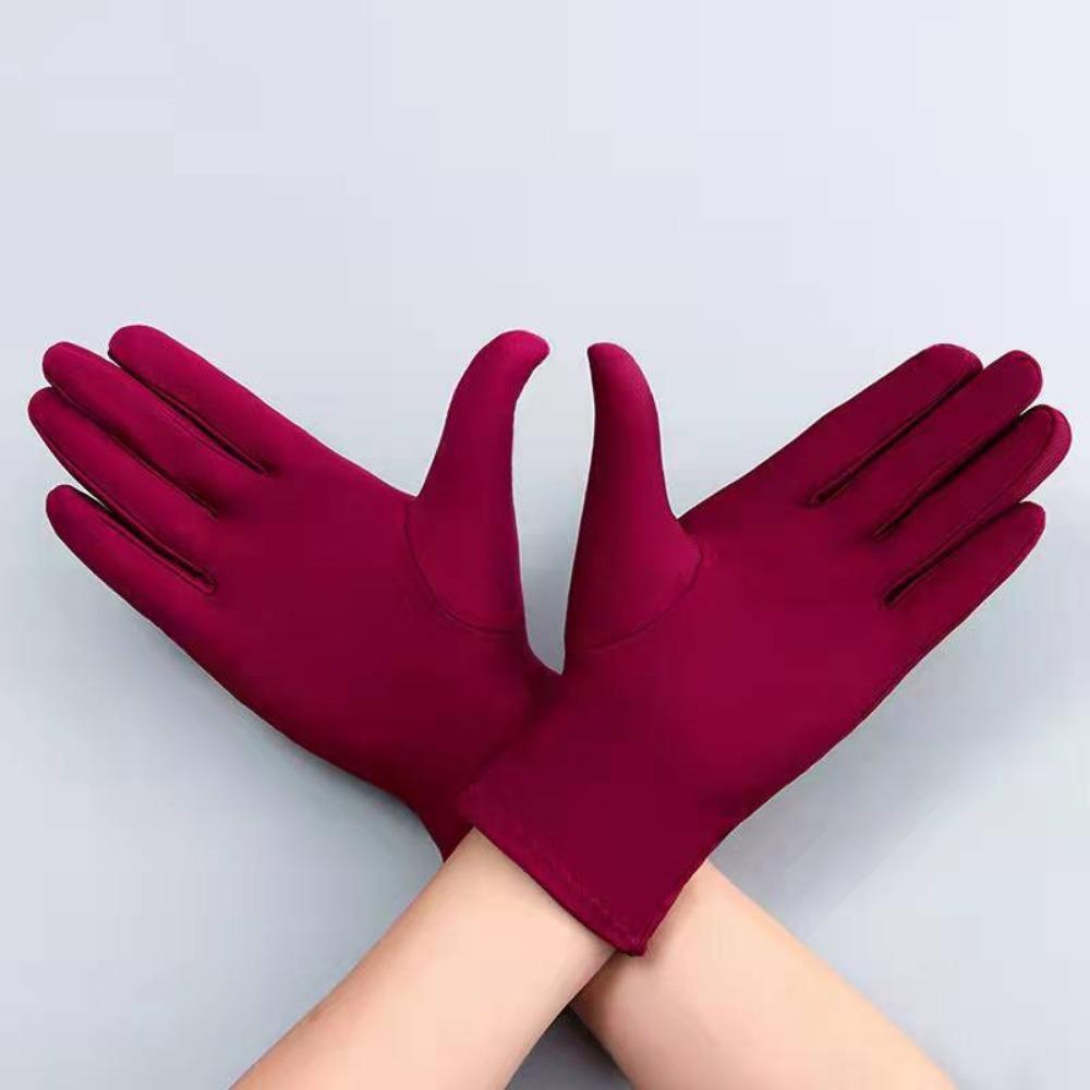 White Satin Short Wrist Length Gloves for Brides Bridesmaid Prom Pageant Costume бордовий
White Satin Short Wrist Length Gloves for Brides Bridesmaid Prom Pageant Costume бордовий