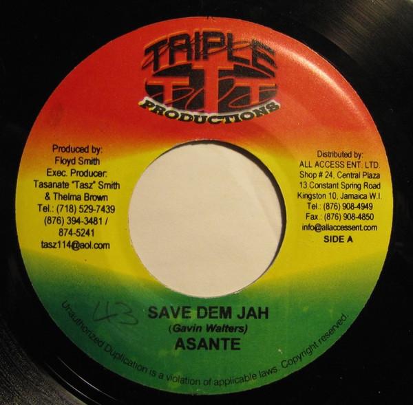 7-дюймовая пластинка ASANTE AMEN - Save Dem Jah НИКАКОЙ Triple T Produc Ямайка Регги, Ска и Даб Б/У
7-дюймовая пластинка ASANTE AMEN - Save Dem Jah НИКАКОЙ Triple T Produc Ямайка Регги, Ска и Даб Б/У