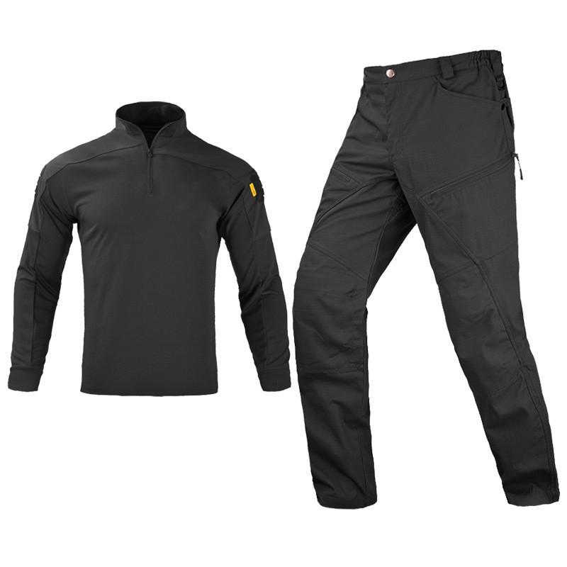 Hanye Pioneer T-shirt Long-sleeved Striding Pants Suit Men s Breathable Wear-resistant Camouflage Overalls Quick-drying S чорний
Hanye Pioneer T-shirt Long-sleeved Striding Pants Suit Men s Breathable Wear-resistant Camouflage Overalls Quick-drying S чорний