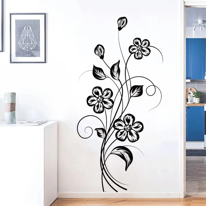 1PC Beautiful Atmosphere Black Flower Sticker Beautifying Decoration Bedroom, Living Room, Home Wall Waterproof Self adhesive St
1PC Beautiful Atmosphere Black Flower Sticker Beautifying Decoration Bedroom, Living Room, Home Wall Waterproof Self adhesive St