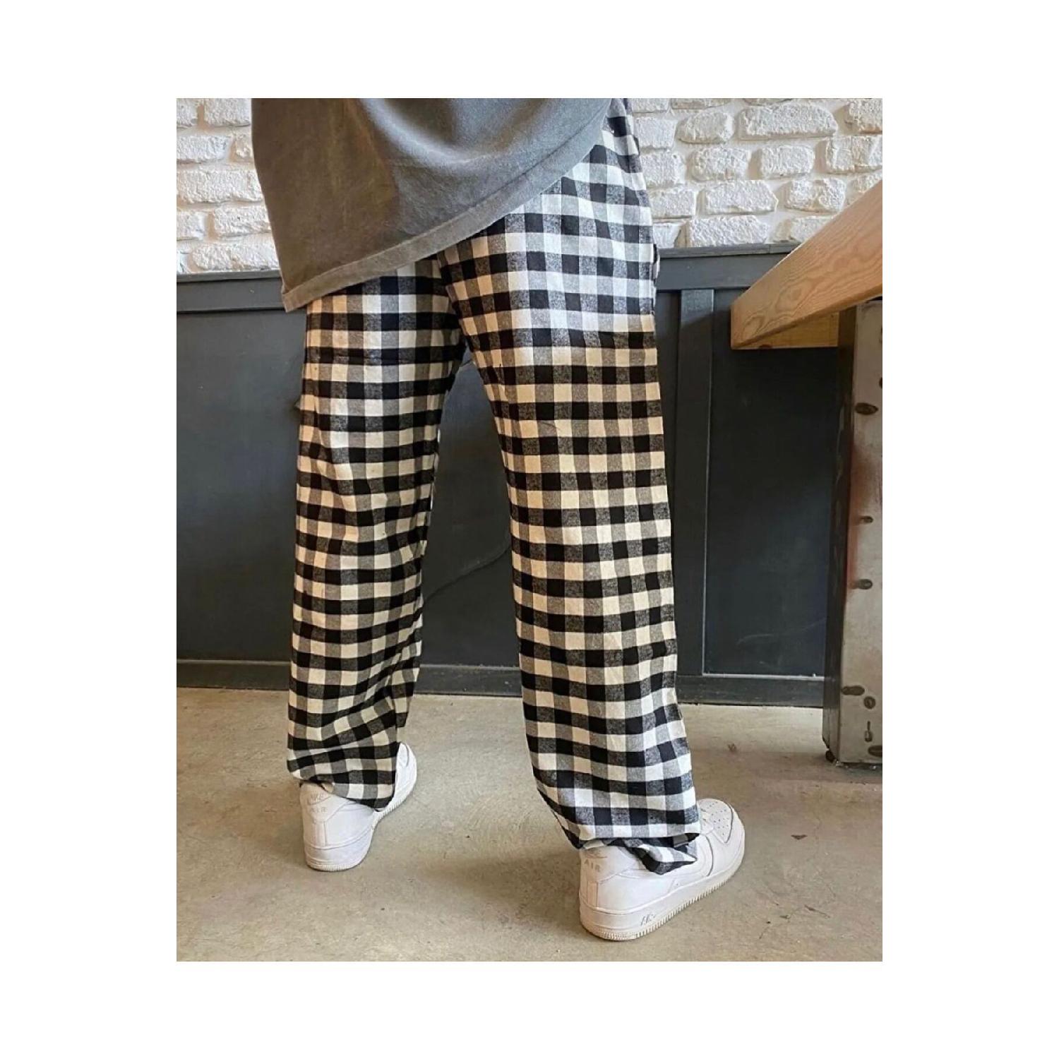 Unisex Black White Play Pattern Patternized Pajame Six S
Unisex Black White Play Pattern Patternized Pajame Six S