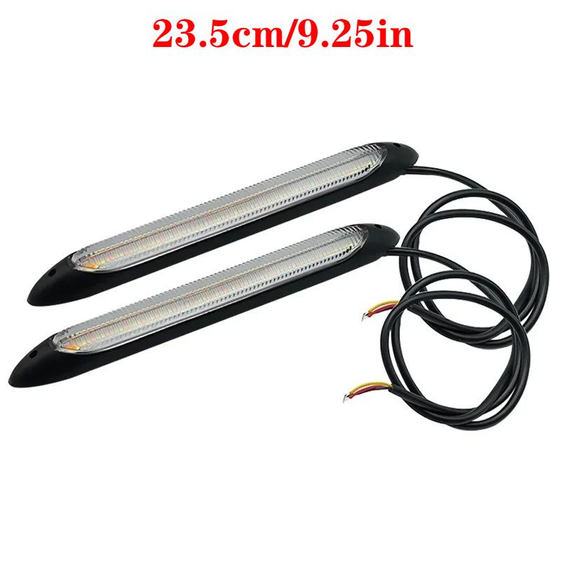 Водонепроницаемые светодиодные дневные ходовые огни (DRL) – Универсальная автомобильная фара 12 В с последовательным указателем поворота и желтым потоком
Водонепроницаемые светодиодные дневные ходовые огни (DRL) – Универсальная автомобильная фара 12 В с последовательным указателем поворота и желтым потоком