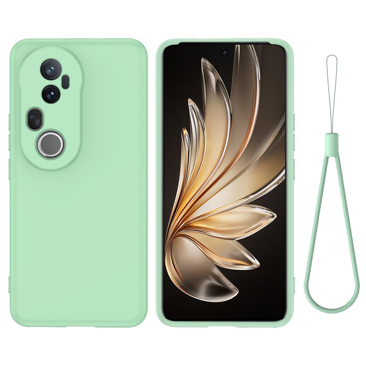 For vivo S20 Pro 5G/vivo T4 Ultra 5G Liquid Silicone Case Phone Back Cover with Hand Strap Green
For vivo S20 Pro 5G/vivo T4 Ultra 5G Liquid Silicone Case Phone Back Cover with Hand Strap Green
