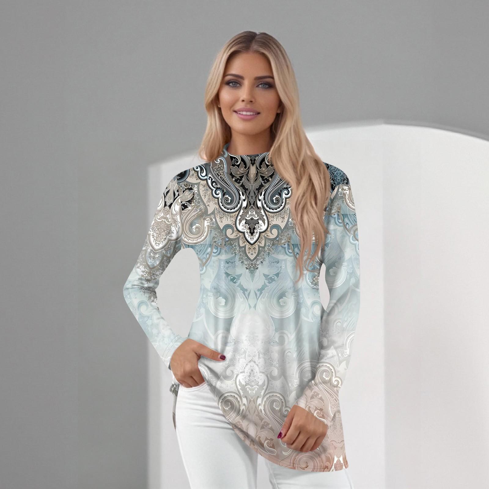 Женский повседневный топ с длинным рукавом и средним воротником XL
Женский повседневный топ с длинным рукавом и средним воротником XL