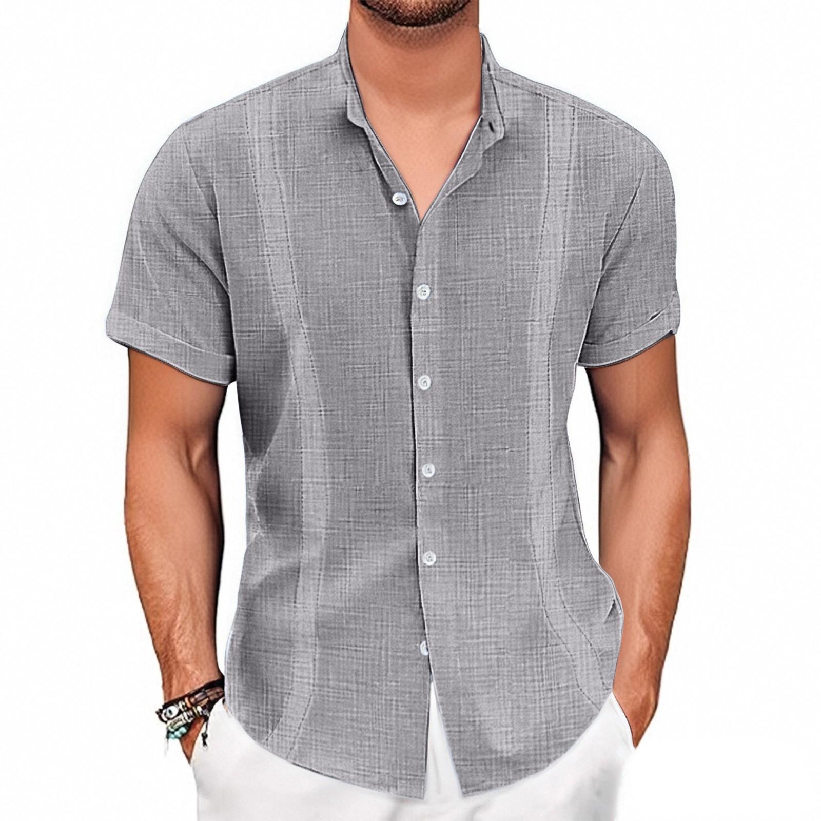 Мужская винтажная льняная повседневная свободная рубашка XL
Мужская винтажная льняная повседневная свободная рубашка XL