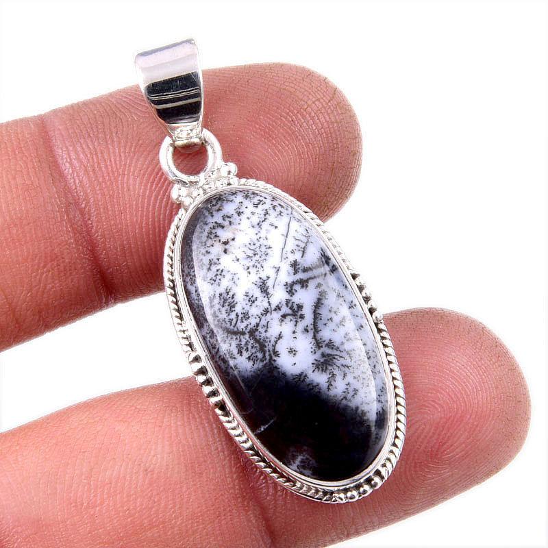 Natural Dendrite Opal Gemstone 925 Solid Sterling Silver Gift Pendant 1.75 n5D54
Natural Dendrite Opal Gemstone 925 Solid Sterling Silver Gift Pendant 1.75 n5D54
