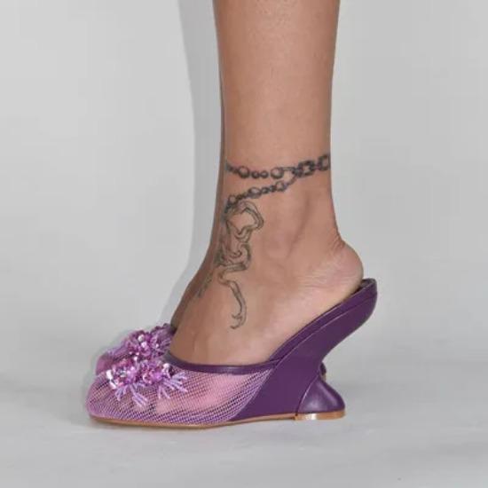 Fashion Women Summer Wedges Mesh Shoes For Woman s Flower Round Toe Slip-On Hollow High Heeled sandals Mujer Party Wedding Pumps 43
Fashion Women Summer Wedges Mesh Shoes For Woman s Flower Round Toe Slip-On Hollow High Heeled sandals Mujer Party Wedding Pumps 43