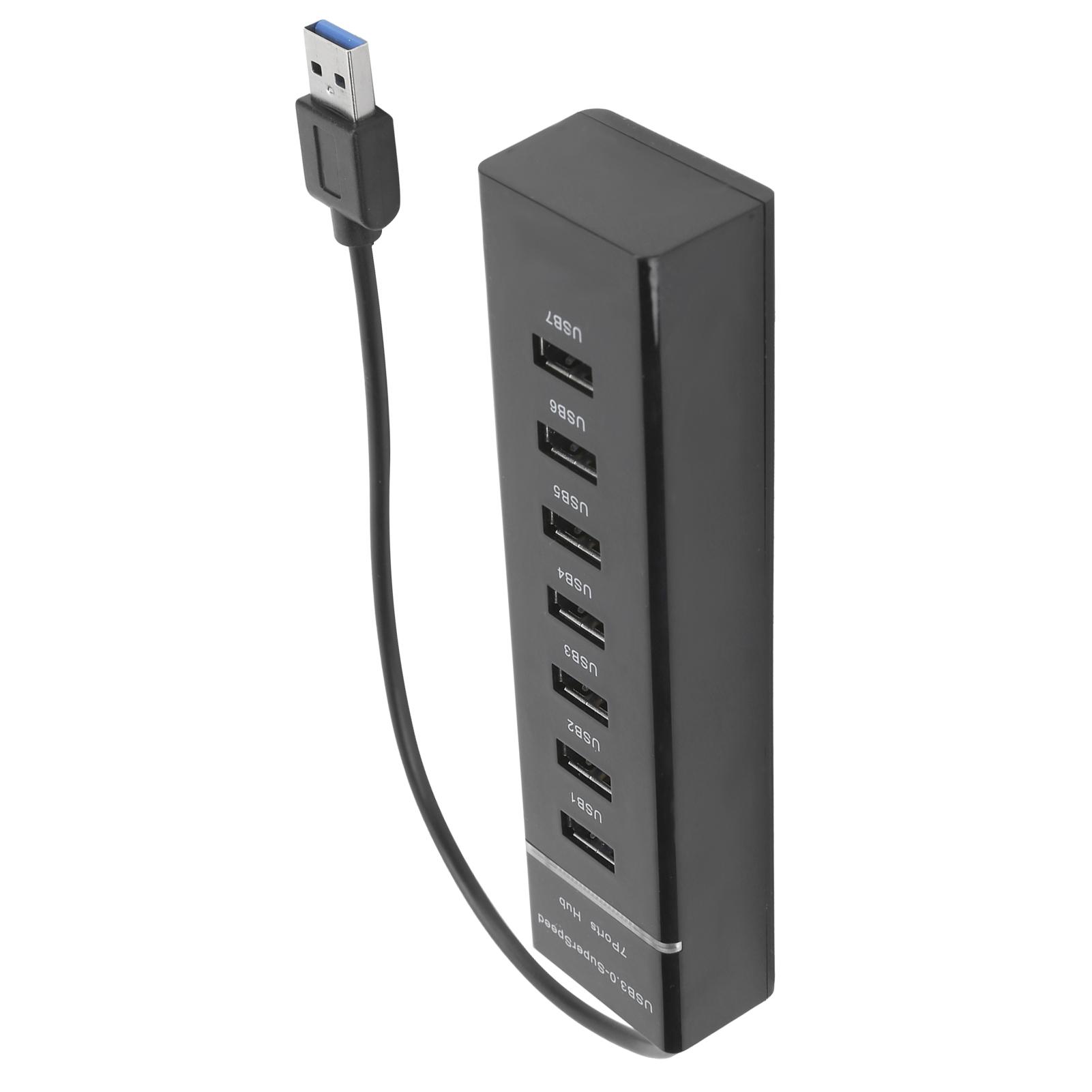 USB 3.0 Hub 7Port Splitter with Blue LED Indicator High Speed 5Gbps BYLP107 DC 5V
USB 3.0 Hub 7Port Splitter with Blue LED Indicator High Speed 5Gbps BYLP107 DC 5V