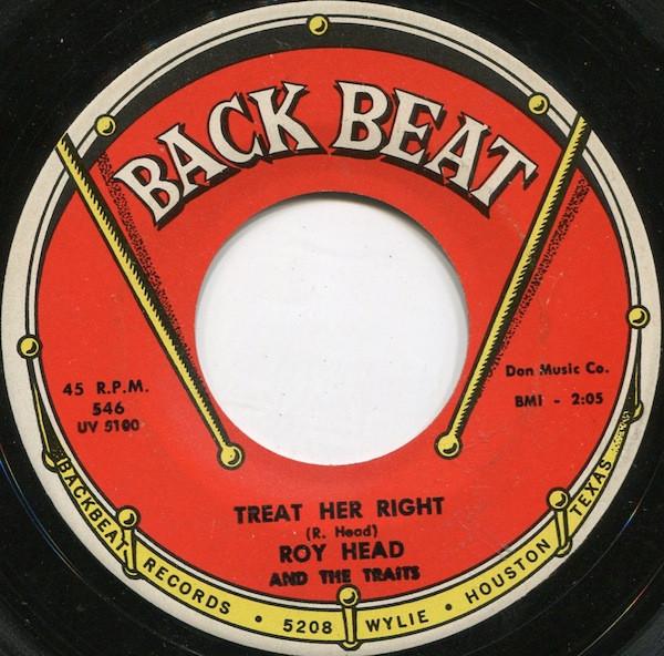 7-дюймовая пластинка ROY HEAD & THE TRAITS - Treat Her Right / So Long, My Love 546 Back Beat 1965 US Rock Used
7-дюймовая пластинка ROY HEAD & THE TRAITS - Treat Her Right / So Long, My Love 546 Back Beat 1965 US Rock Used