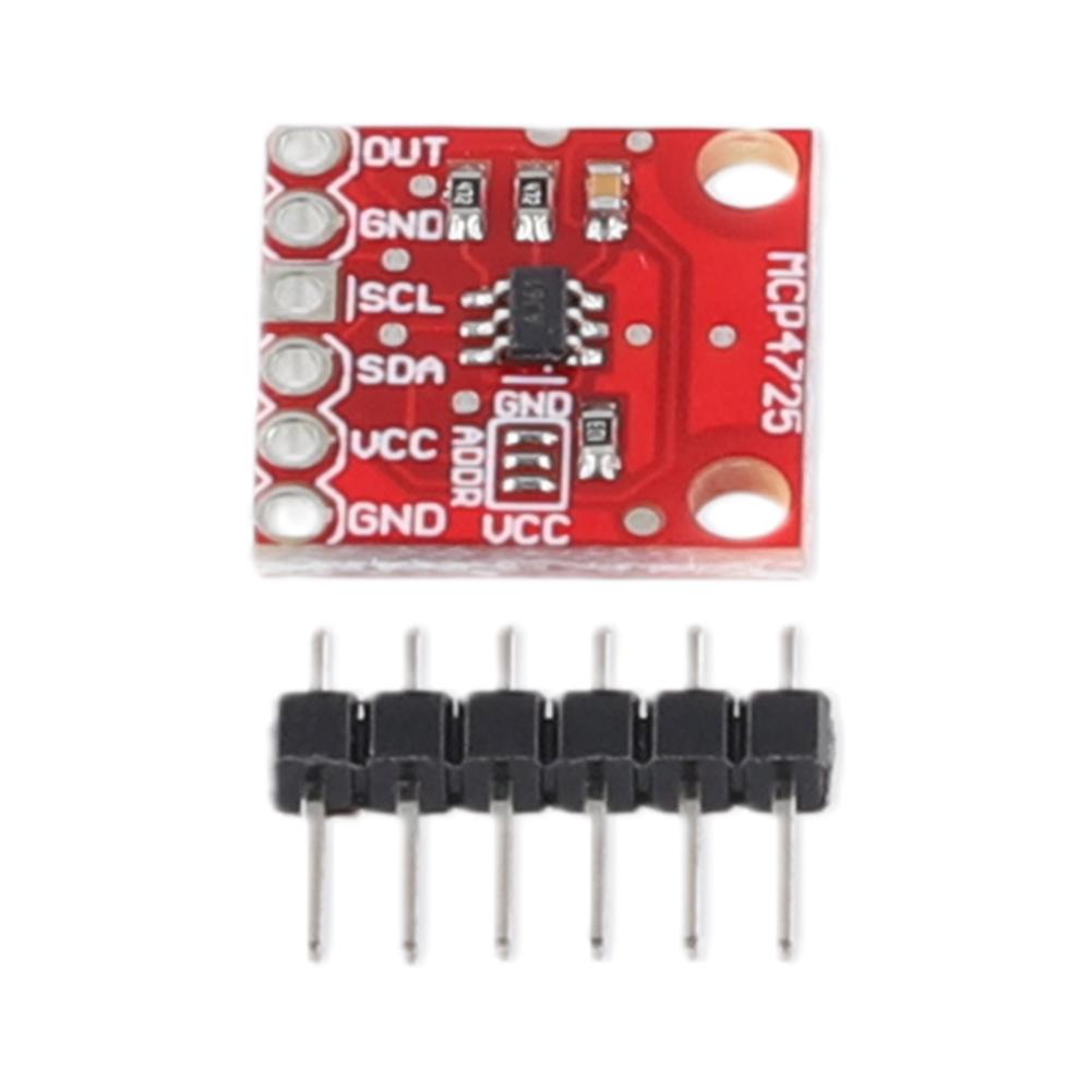 MCP4725 DAC Breakout Module I2C DAC Digital Converter Module 2.7V-5.5V Development Board EEPROM 12Bit Digital to Analong Module
MCP4725 DAC Breakout Module I2C DAC Digital Converter Module 2.7V-5.5V Development Board EEPROM 12Bit Digital to Analong Module