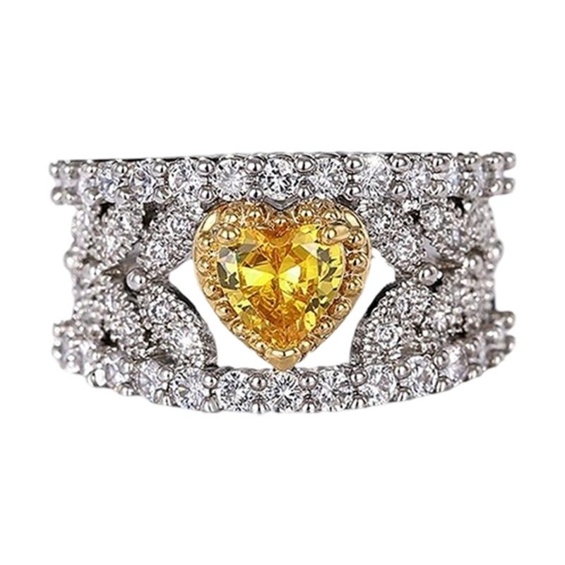 Comfortable Wear Heart Ring Hollow Pattern Copper Texture Fashion Finger Jewelry Sparkling Rings for Women Daily Wear
Comfortable Wear Heart Ring Hollow Pattern Copper Texture Fashion Finger Jewelry Sparkling Rings for Women Daily Wear