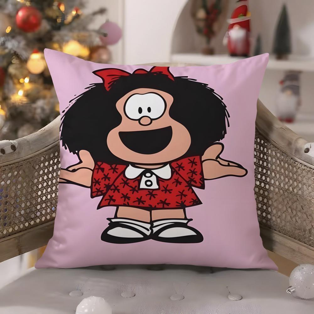 Quino Cartoon Cute Girl MafaldaM Pillow Case Comfort Sofa Bed Silky elegant Invisible zipper Decorative cushion cover 30x30 cm
Quino Cartoon Cute Girl MafaldaM Pillow Case Comfort Sofa Bed Silky elegant Invisible zipper Decorative cushion cover 30x30 cm