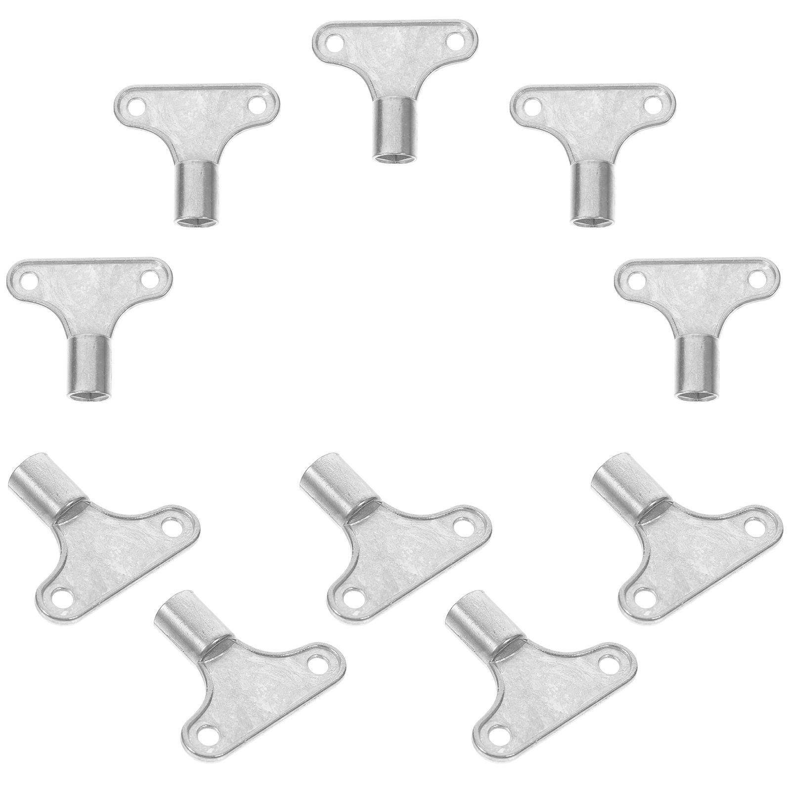 10pcs Radiator Accessories 5x5mm Square Water Key Shut Off Tool Bleeding Valve Cap Wrench Heater Plumbing Universal Exhaust 3.50X3.00X0.90CM срібний
10pcs Radiator Accessories 5x5mm Square Water Key Shut Off Tool Bleeding Valve Cap Wrench Heater Plumbing Universal Exhaust 3.50X3.00X0.90CM срібний