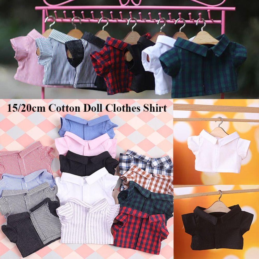Toys Accessories Doll T-shirt Fashion Style Idol Doll Outfit 15/20cm Cotton Stuffed Dolls 10
Toys Accessories Doll T-shirt Fashion Style Idol Doll Outfit 15/20cm Cotton Stuffed Dolls 10
