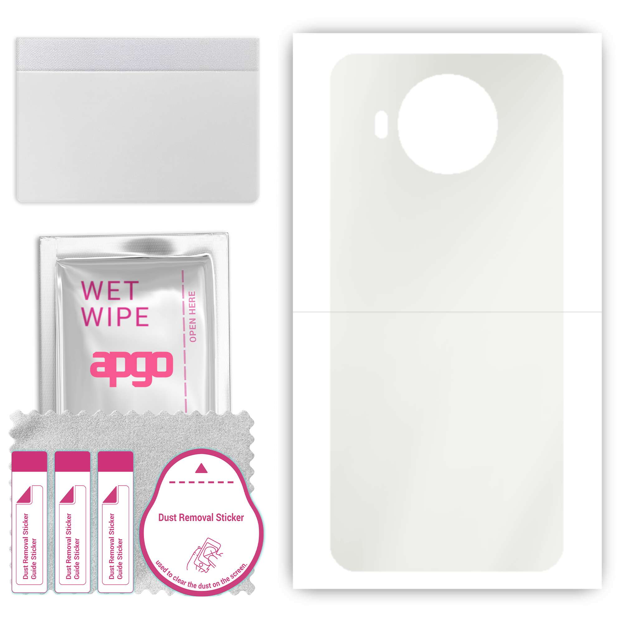 apgo MATTE Protective Skin Sticker for the back compatible with Nokia 8.3 5G, Wrap Film, Hydrogel Film, Flexible, Soft TPU with positioning layer easy
apgo MATTE Protective Skin Sticker for the back compatible with Nokia 8.3 5G, Wrap Film, Hydrogel Film, Flexible, Soft TPU with positioning layer easy