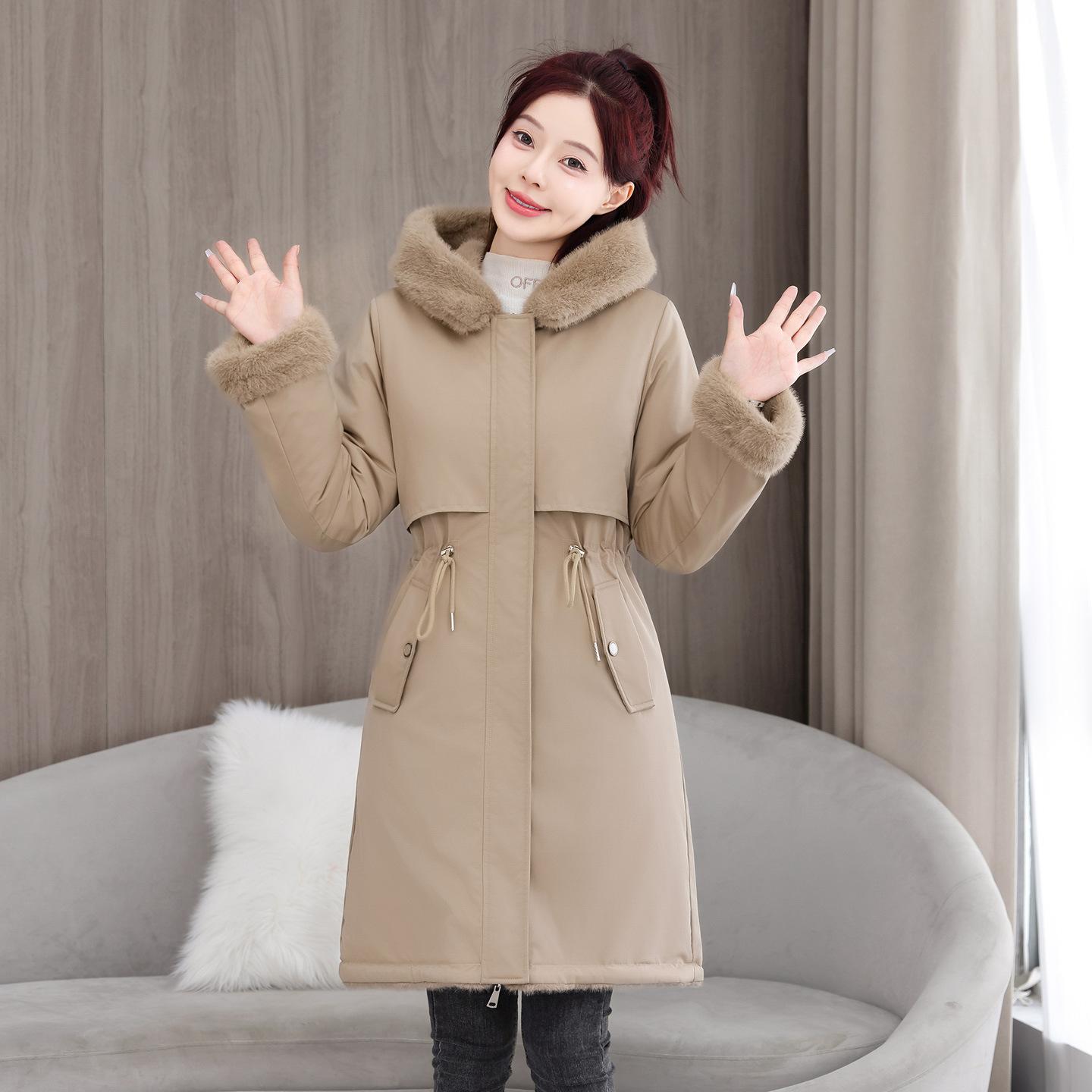 Новые зимние длинные парки, модная и универсальная одежда с хлопковой набивкой, стильные двусторонние женские пальто, стройнящие фигуру XL
Новые зимние длинные парки, модная и универсальная одежда с хлопковой набивкой, стильные двусторонние женские пальто, стройнящие фигуру XL