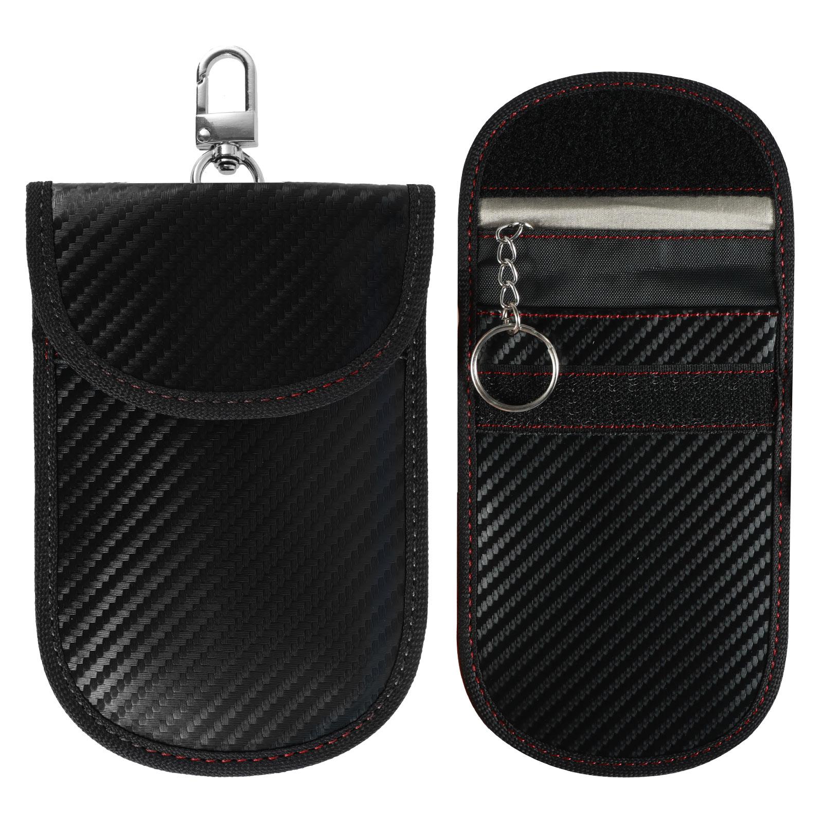 2PCS/Set Key Fob Protector Signal Blocking Key Fob Pouch with Pockets Portable Signal RFID Blocker Bag EMF Blocking Mini Key Fob 2PCS One Set чорний
2PCS/Set Key Fob Protector Signal Blocking Key Fob Pouch with Pockets Portable Signal RFID Blocker Bag EMF Blocking Mini Key Fob 2PCS One Set чорний