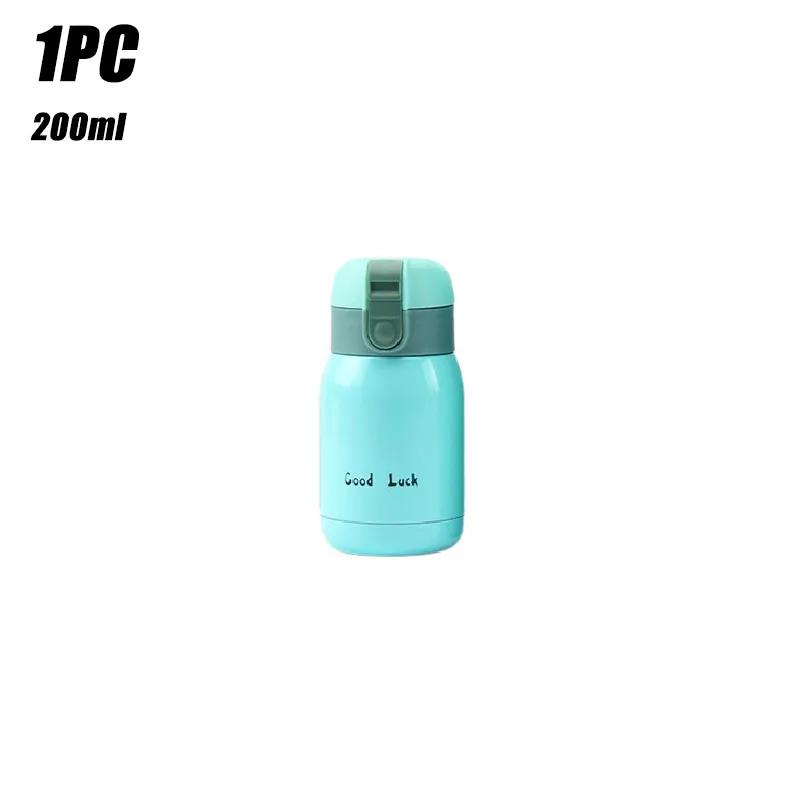 1-2PCS New Design Small Mini Pop-up Lid Portable Double Wall Insulated Stainless Steel Water Bottle For Kids 200ml синій
1-2PCS New Design Small Mini Pop-up Lid Portable Double Wall Insulated Stainless Steel Water Bottle For Kids 200ml синій