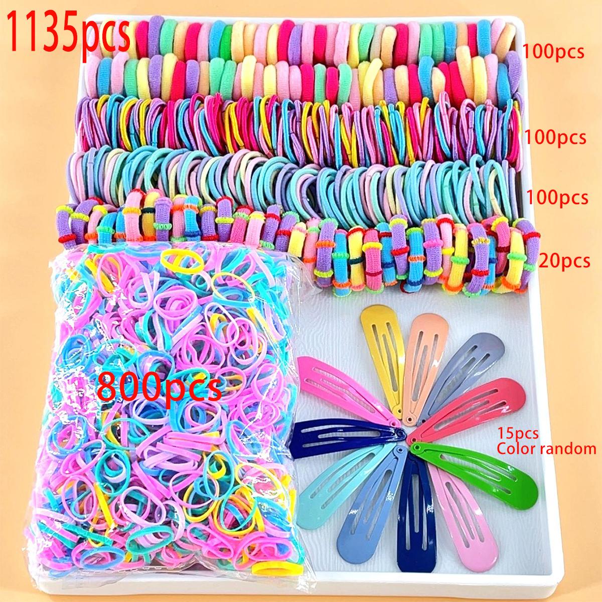 1135 шт. Набор аксессуаров для волос для девочек, эластичные резинки для волос, милые заколки для волос в виде цветков, детские резинки для хвостика, заколки для волос BB
1135 шт. Набор аксессуаров для волос для девочек, эластичные резинки для волос, милые заколки для волос в виде цветков, детские резинки для хвостика, заколки для волос BB