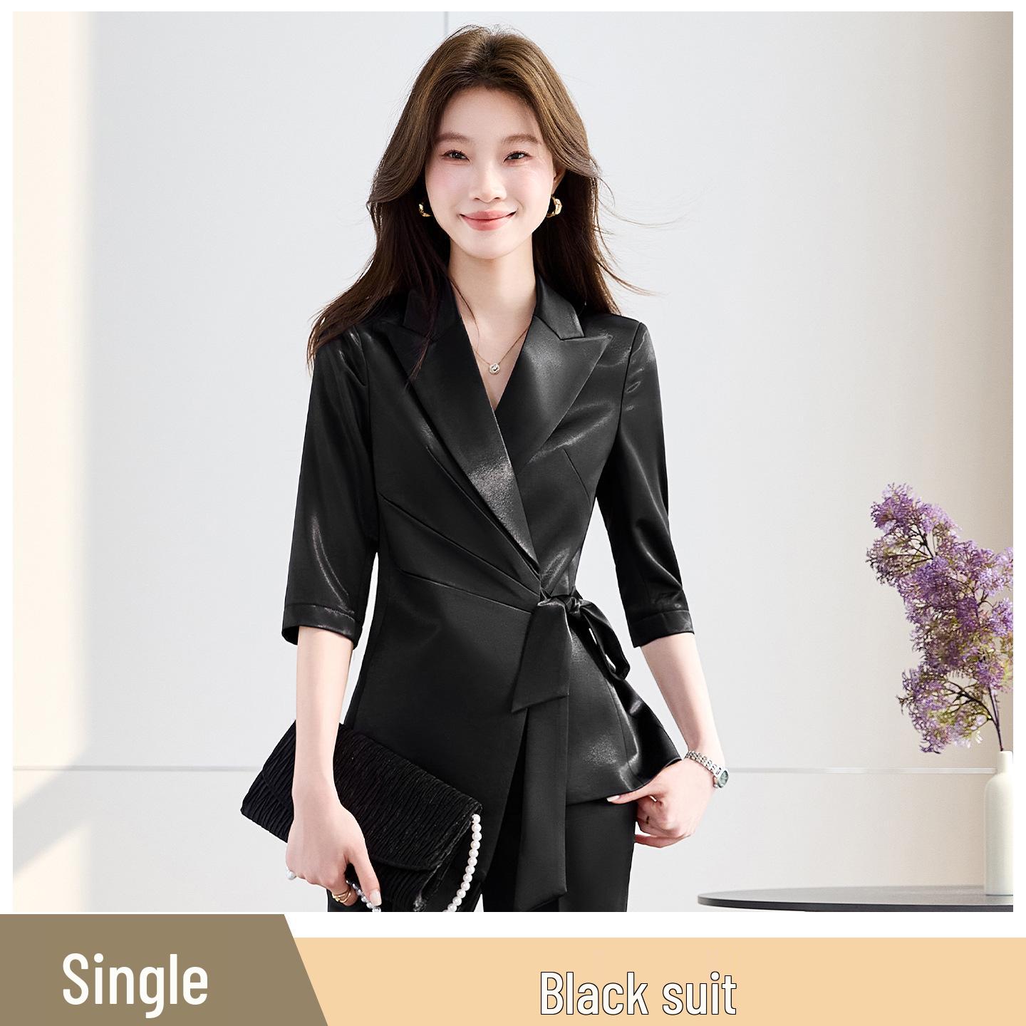 2026 Acetate Satin Mid-Sleeve Elegant White-Collar Formal Wear Salon Staff Uniform M
2026 Acetate Satin Mid-Sleeve Elegant White-Collar Formal Wear Salon Staff Uniform M