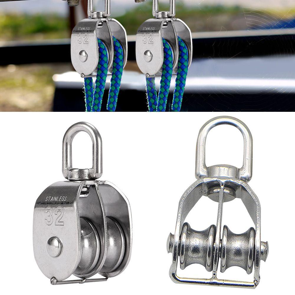 Tools Lifting Ring Double Wheels Swivel Lifting Rope Pulley Stainless Steel Pulley Lifting Wheel
Tools Lifting Ring Double Wheels Swivel Lifting Rope Pulley Stainless Steel Pulley Lifting Wheel