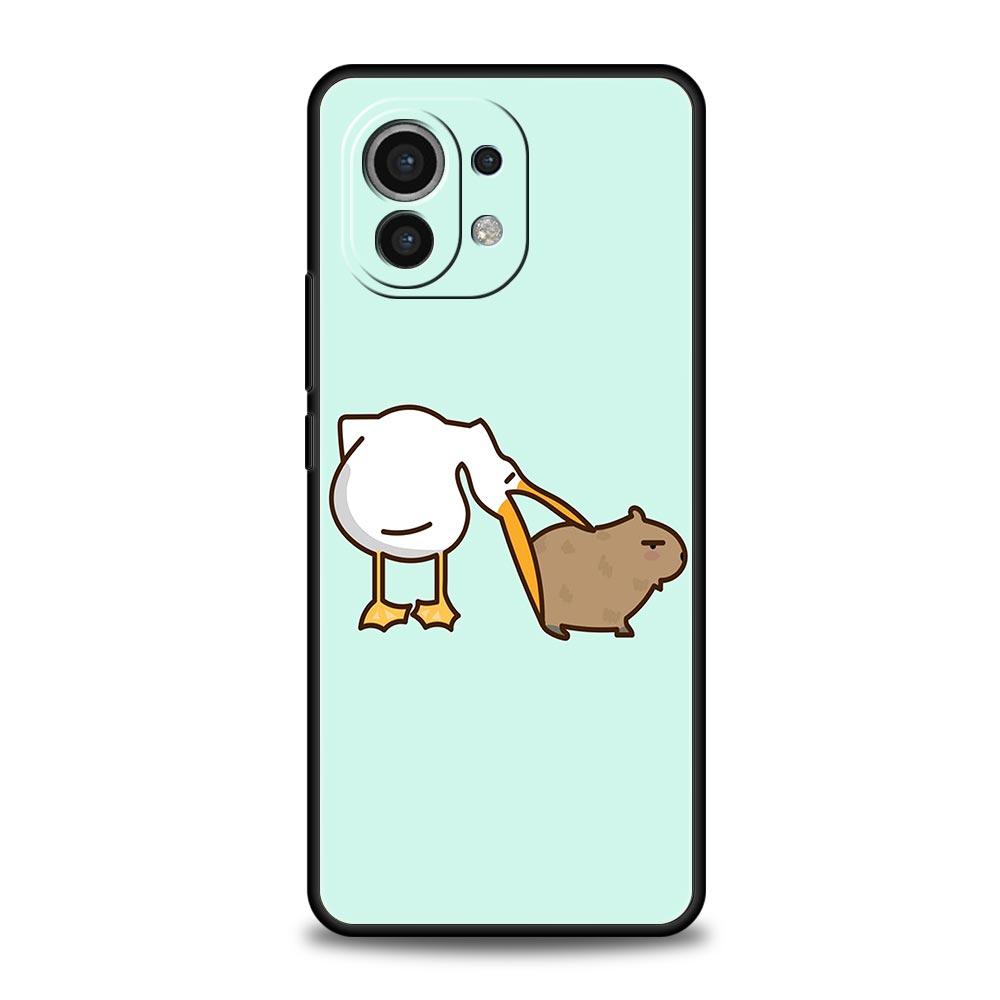 Phone Case For Xiaomi Mi 14 13 12 11 Lite 13T 12T 11x 11T 10T Pro 9T Note 10 Lite Soft Silicone Black Cover Cartoon Capybara Xiaomi 13 Pro
Phone Case For Xiaomi Mi 14 13 12 11 Lite 13T 12T 11x 11T 10T Pro 9T Note 10 Lite Soft Silicone Black Cover Cartoon Capybara Xiaomi 13 Pro