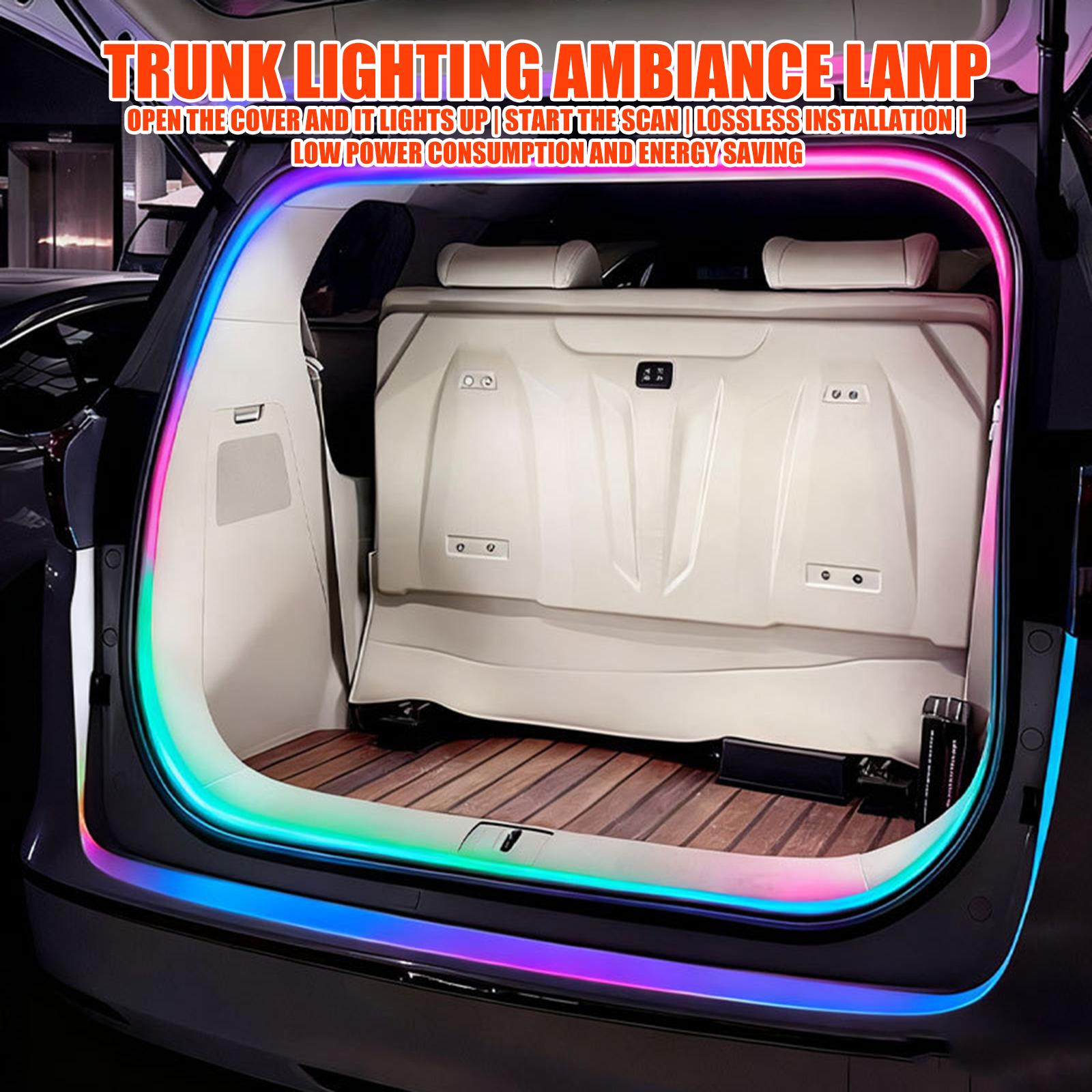 Easy Installation Cuttable Atmosphere Light Strips for Car Trunk Bluetooth-compatible APP Control Flexible Ambients Light 1
Easy Installation Cuttable Atmosphere Light Strips for Car Trunk Bluetooth-compatible APP Control Flexible Ambients Light 1
